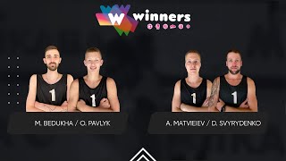 Winners Beach Volleyball Men M Bedukha  O Pavlyk  A Matvieiev  D Svyrydenko 18062024 [upl. by Gram]