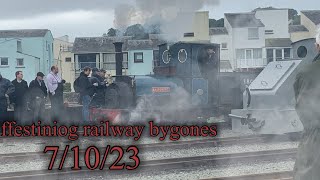 ffestiniog railway bygones gala Saturday 71023 [upl. by Akehsat665]