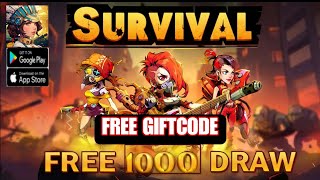 Survival War Zombie Frontier Gameplay amp Giftcode  RPG Game Android [upl. by Trotta149]