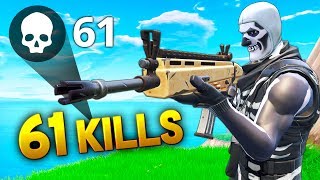 NEW WORLD RECORD 61 KILLS  Fortnite Funny and Best Moments Ep259 Fortnite Battle Royale [upl. by Nie]