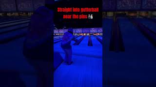 Gutterball near the pins [upl. by Knoll670]