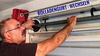 Rolladengurt abgerissen Rolladengurt wechseln beim Aufsatz  Rollladen [upl. by Resor]