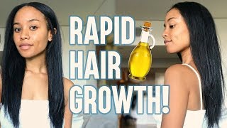 5 Best Oils For FASTER Hair Growth 🙌🏽 [upl. by Photina96]