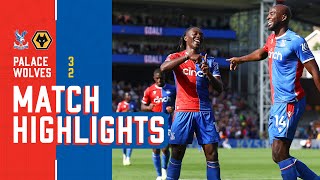 Eze amp Edouard bag goals in Palace win  Crystal Palace 32 Wolves  Premiere League Highlights [upl. by Wilhelmine]