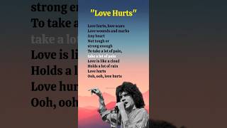 Love HurtsVerse1 lyricsNazareth shorts ytshorts lyrics song nazareth lovehurt80s80smusic [upl. by Coppinger]