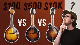 100 vs 500 vs 10000 Mandolin [upl. by Atnoved]