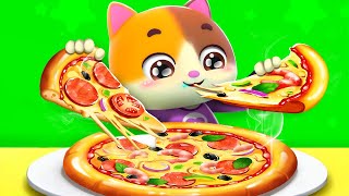 My Special Pizza  ABC Song  More Kids Songs amp Nursery Rhymes  Kids Cartoon  Mimi and Daddy [upl. by Ahsilahs]