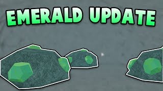 NEW EMERALD UPDATE IS OUT ROBLOX BOOGA BOOGA [upl. by Nanaek]