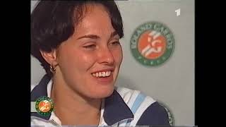 1998 French Open Semifinal Seles vs Hingis [upl. by Oal727]