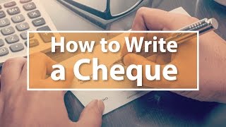 How to Write a Cheque [upl. by Viviana]