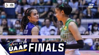 Canino Belen exchange staredowns  UAAP Season 85 Womens Volleyball [upl. by Imerej141]