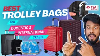 Best Trolley Bags in India 2023 ✅ Budget Luggage Bag for Travelling😁 Review amp Buying Guide [upl. by Klayman904]