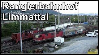 Rangierbahnhof Limmattal mit Ablaufberg Spreitenbach Schweiz 2016 [upl. by Elena]