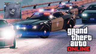 How to MAKE a Florida Highway Patrol Challenger in GTA Online Gauntlet Interceptor Police Unit [upl. by Getter]