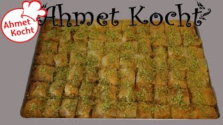 Rezept Baklava  Ahmet Kocht  türkisch kochen  Folge 9 [upl. by Simmie]