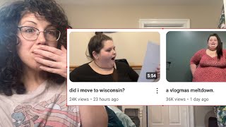 Ambers Weight Gain VlogMESS 🎅LIVE REACT [upl. by Drofnil]