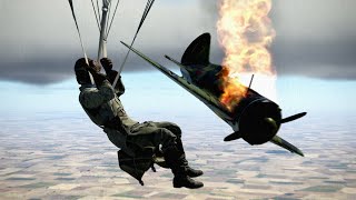 Satisfying Airplane Crashes Takedowns amp Landings V334  IL2 Sturmovik Flight Simulator Crashes [upl. by Iknarf]