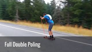 Skimo Drills on Roller Skis get ready for winter [upl. by Leal]