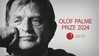 The Olof Palme Prize 2024 award ceremony [upl. by Nylsaj710]