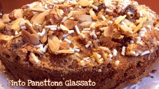 Finto “Panettone” Glassato  ricetta semplice e veloce  TUTTI A TAVOLA [upl. by Assylem]