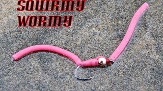 Squirmy wormy fly tying tutorial [upl. by Morentz]