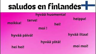 quotTerve Finlandia te Saludaquot [upl. by Hoashis]