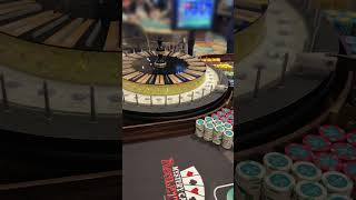 This is the craziest roulette wheel I’ve ever seen casino gamble gambling lasvegas roulette [upl. by Malcom300]