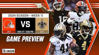 Browns at Saints Game Preview  What Browns Team Will Emerge from the Bye [upl. by Eiddam701]