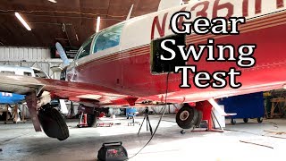 Mooney M20J 201 Gear Swing and Emergency Retraction Test [upl. by Concha]