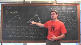 Non Congruence Theorems AAA SSA [upl. by Beaufert]