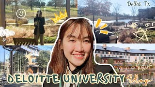 DELOITTE UNIVERSITY  DALLAS TX  New Hire Consultants BIG4  By Annie Nguyen travelvlog [upl. by Nalahs]