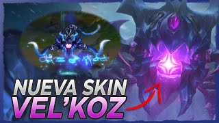 👾 ¡ASÍ ES LA NUEVA MEJOR SKIN DE VELKOZ ESCARCHA OSCURA 👾 Blackfrost Velkoz Mid Gameplay S11 [upl. by Siroled]