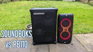 SOUNDBOKS Gen 3 vs JBL Partybox 110 Sound Comparison  Kings of portable sound [upl. by Deehan]