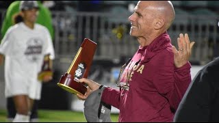 FSU Soccer National Championship Brian Pensky players on undefeated season earning fourth star [upl. by Kcirtap]