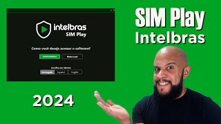 TUTORIAL Novo Sim Play Intelbras 2024 [upl. by Annoik]