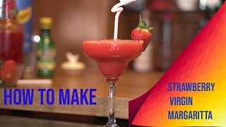 HOW TO MAKE STRAWBERRY VIRGIN MARGARITA MOCKTAILNON ALCOHOLICഎങ്ങനെ ഉണ്ടാകാം എന്ന് നമ്മുക്ക് നോകാം [upl. by Robbins]