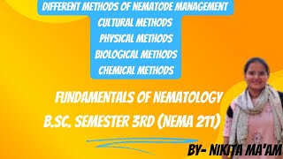 Different Methods of Nematode Management Cultural Physical Biological and Chemical Methods [upl. by Magdau]