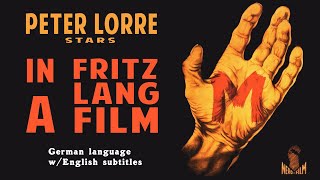 M  Full Movie  BampW  MysterySuspense  Fritz Lang  Peter Lorre  German with English subs 1931 [upl. by Sulakcin]