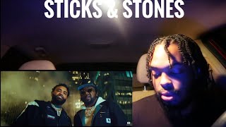 NEW DUO  Joyner Lucas ft Conway The Machine  quotSTICKS amp STONESquot  REACTION [upl. by Assiroc]