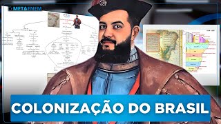 O que foram as CAPITANIAS HEREDITÁRIAS e o GOVERNO GERAL no início da Colonização brasileira [upl. by Leibrag]