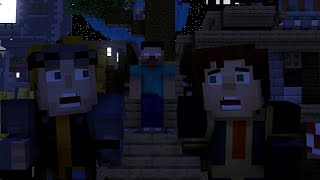 HALLOWEEN SPECIAL Jesse amp Lukas eat lunchly scary  Minecraft Story Mode animation [upl. by Youngman]