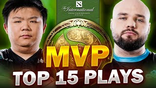 TOP15 Plays of Playoffs Day 1 MVPs  TI13 The International 2024 [upl. by Larok]