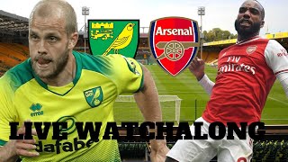 NORWICH VS ARSENAL WATCHALONG [upl. by Suedama]