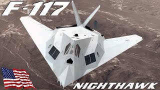 F117 Nighthawk  Stealth Attack Aircraft developed by Skunk Works [upl. by Reube]