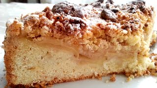 Apfelkuchen Quarkölteig mit Streusel schnell und einfach rezeptesilkeswelt [upl. by Skippy]