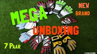 RIESIGES TORWARTHANDSCHUHE UNBOXING 7 Paar  Verlosung I KeeperTV [upl. by Froma107]