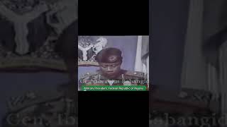 Babangida Coup Speech 1985 shortsafrica shortsnigeria nigerianhistory africanhistory [upl. by Deeanne60]