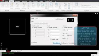 AutoCAD  attribut amp Excel [upl. by Ailel]