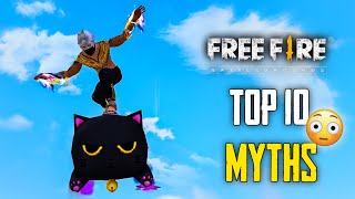 Top 10 Mythbusters in FREEFIRE Battleground  FREEFIRE Myths 265 [upl. by Monroy]