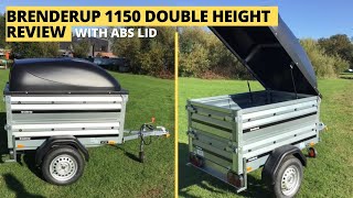 Brenderup 1150 Trailer  Double Height with ABS Lid FULL REVIEW [upl. by Ame]